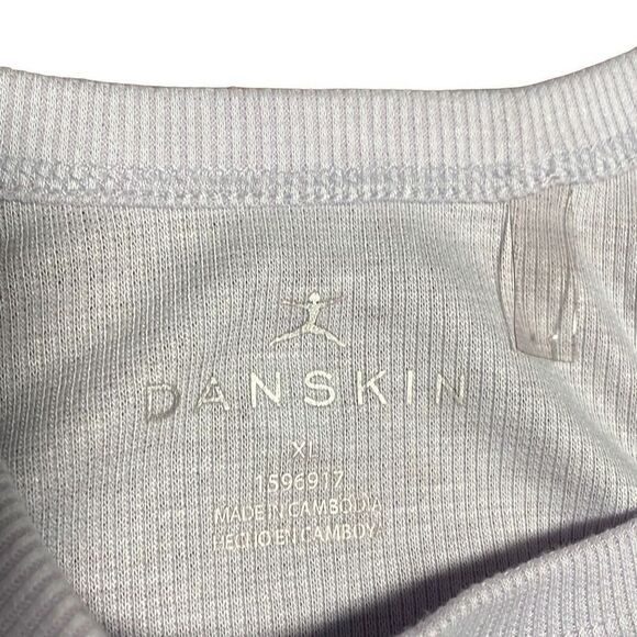 Lot of two Danskin soft rib knit tank tops one gray, one lavender XL - Picture 6 of 13